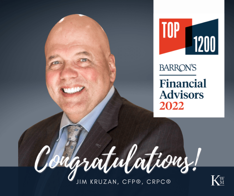 Kruzan Recognized By Barron's As One Of America's Top 1,200 Financial